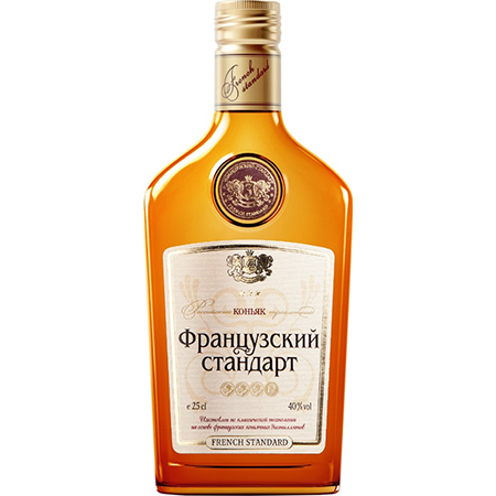 Коньяк Французский Стандарт 3* 40% 0,25л Россия