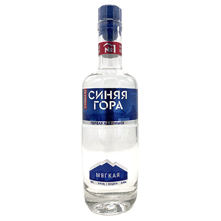 Водка Синяя Гора Мягкая 38% 0,45л Казахстан