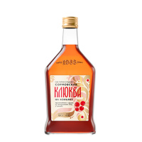 Настойка Сормовская клюква на коньяке 19% 0,25л Россия