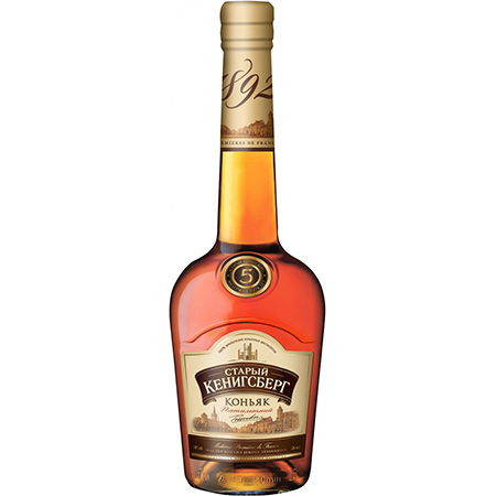 Коньяк Старый Кенигсберг 5* 40% 0,5л Россия