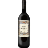 Вино Ле Преаре Корвина Верона кр п/сух 12,5% 0,75л Италия