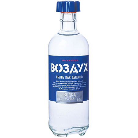 Водка Воздух легкая особая 40% 0,5л Россия