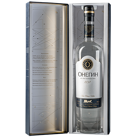 Водка ОНЕГИН 40% 0,7л П/У Россия