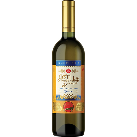 Вино Алазанская Долина бел/псл 10-12% 0,75л НАТ Грузия