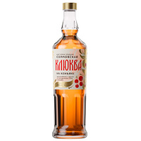 Настойка Сормовская клюква на коньяке 19% 0,5л Россия