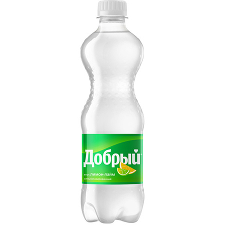 Напиток газ Добрый Лимон Лайм 0,5л ПЭТ