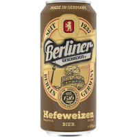 Пиво История Берлина Пшенич темн н/ф 5,2% 0,5л ж/б Германия