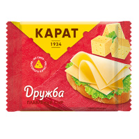 Сыр плавлен Карат Дружба ломтики 25% 130г БЗМЖ Сыр плавлен Карат Дружба ломтики 25% 130г БЗМЖ