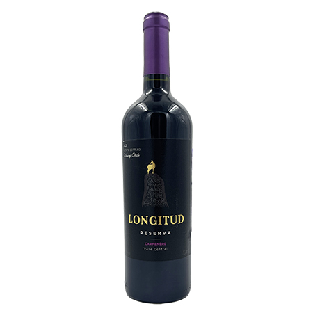Вино Лонгитуд Резерва Карменер кр/сух 13,5% 0,75л Чили