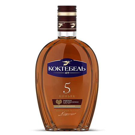 Коньяк Коктебель 5 лет 40% 0,375л Россия