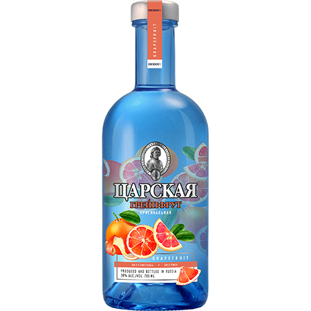 Настойка горькая Царская Оригинальная Грейпфрут 38% 0,5л Россия