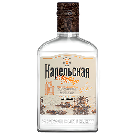 Водка особая Карельская Северная Легенда 40% 0,25л Россия