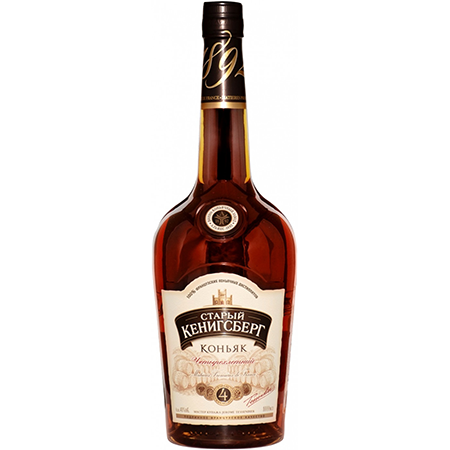 Коньяк Старый Кенигсберг 4* 40% 1,0л Россия