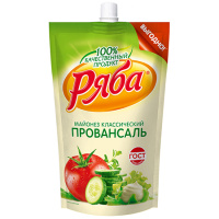 Майонез Ряба Классический Провансаль 350г Майонез Ряба Классический Провансаль 350г