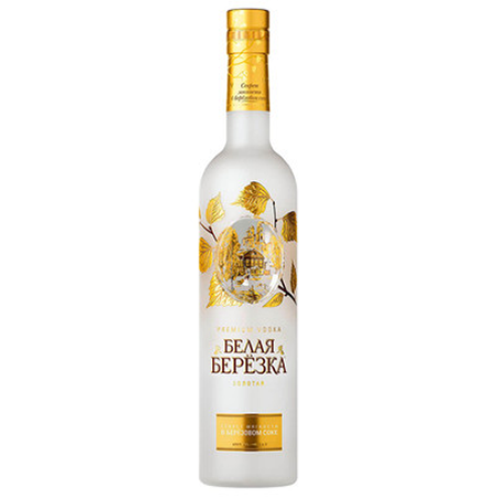Водка Белая Березка Золотая 40% 0,5л Россия