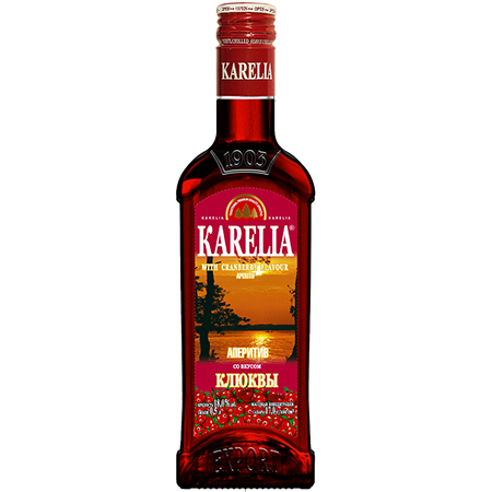 Аперитив Карелия со вкусом Клюквы 19% 0,5л Россия