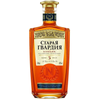 Коньяк Старая Гвардия 5* 40% 0,5л Россия