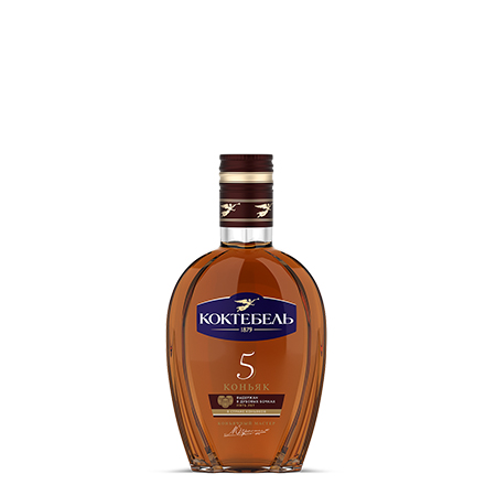 Коньяк Коктебель 5 лет 40% 0,25л Россия