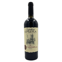 Вино Сокровища Крыма Саперави Мерло кр/сух 11-13% 0,75л Россия 