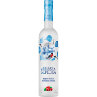 Водка Белая Березка морозная клюква 40% 0,5л Россия