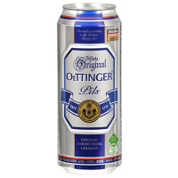 Пиво Отингер пилс светл фильтр паст 4,7% 0,5л ж/б Германия Пиво Отингер пилс светл фильтр паст 4,7% 0,5л ж/б Германия