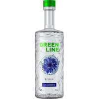 Водка Бульбашъ Гринлайн Василек 40% 0,5л Беларусь