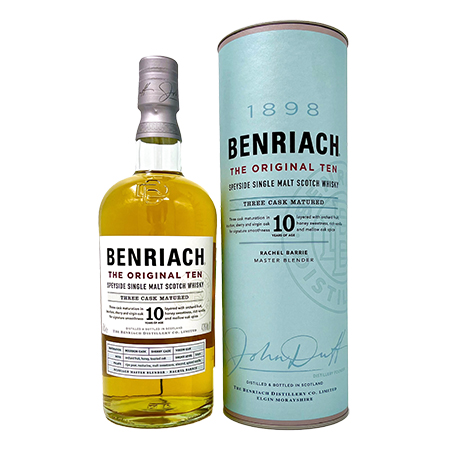 Виски Бенриах Ориджинал 10 лет 43% 0,7л Туба Шотландия