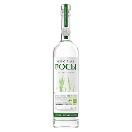 Водка Чистые Росы 40% 0,5 Россия
