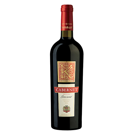 Вино Кубанская Корона Каберне кр п/сл 10-12% 0,75л Россия