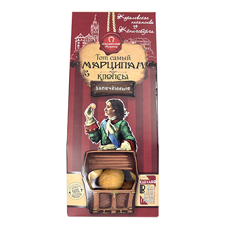 Марципан запеченый Клопсы Шаакен 150г