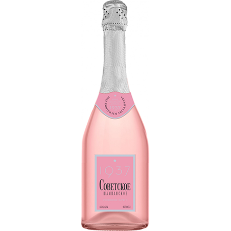 Вино игр Советское Шампанское роз брют 11-12,5% 0,75л Вилаш Россия