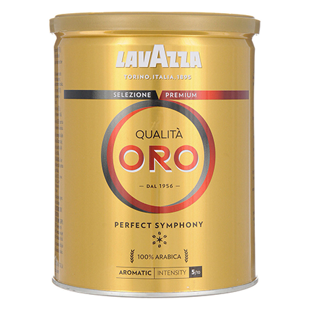 Кофе Лавацца Оро молотый банка 0,25кг