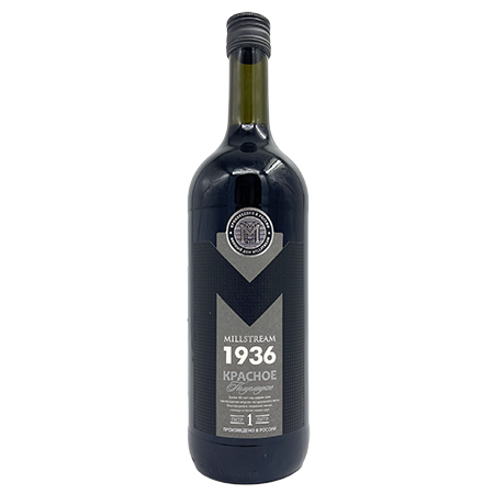 Вино Мильстрим 1936 кр п/сл 10% 1,0л Россия