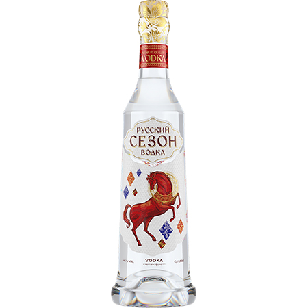 Водка Русский Сезон 40% 0,5л Россия