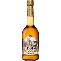 Бренди Золотой Крым 40% 0,5л Россия