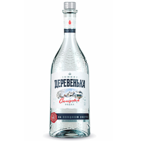 Водка Зимняя деревенька на спирте Альфа 40% 1л Россия