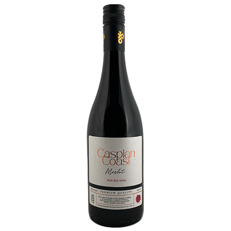 Вино Каспиан Кост Мерло кр/сух 11,5% 0,75л Азербайджан