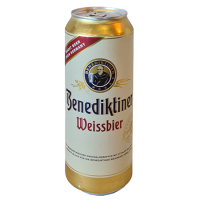 Пиво Бенедиктинер Вайсбир Пшенич светл н/ф 5,4% 0,5л ж/б Германия