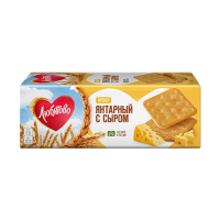 Крекер Любятово Янтарный с сыром 204г