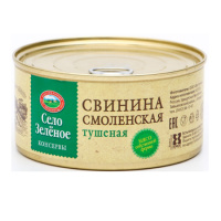 Свинина тушеная Смоленская Село Зеленое 325г Свинина тушеная Смоленская Село Зеленое 325г