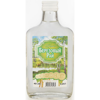 Водка Березовый Рай 40% 0,25л фляжка Россия