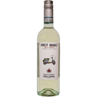 Вино Траттория Италиана Пино Гриджио Делле Венецие бел п/сух 12% 0,75л Италия