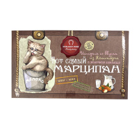 Ш/д марципан в молочном шоколаде Кот плитка Шаакен 90г