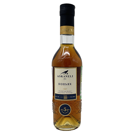 Коньяк Асканели 5 лет 40% 0,25л Грузия