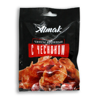 Чипсы куриные с чесноком с/в Альмак 30г Чипсы куриные с чесноком с/в Альмак 30г