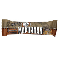 Батончик марципановый с соленой карамелью в темном шоколаде 50г