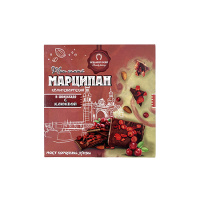 Ш/д Марципан в тем шок с сублимированной клюквой плитка Шаакен 50г