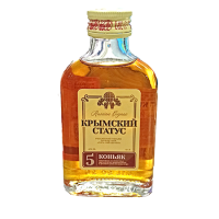 Коньяк Крымский статус 5* 40% 0,1л фляжка Россия
