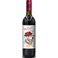 Вино Винный день Каберне кр/сух 12% 0,75л Россия