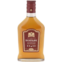 Коньяк Пять звездочек ординарный 40% 0,25л Россия